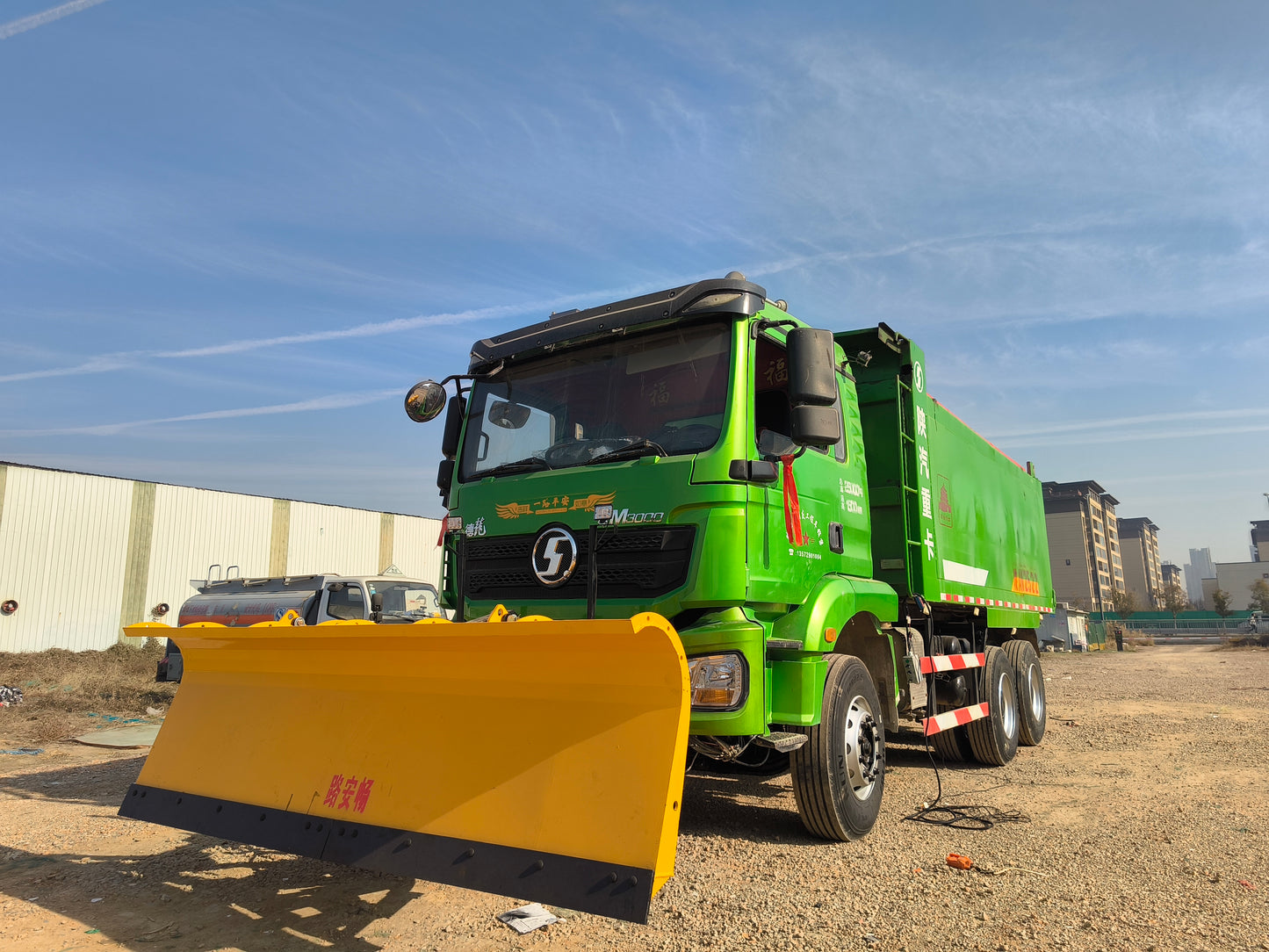 Shaanxi auto modified snow melting spatter vehicle